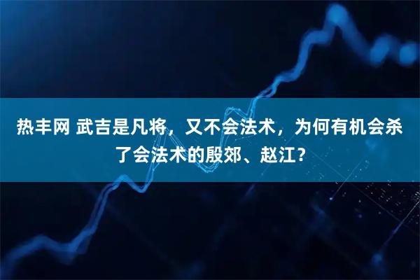 热丰网 武吉是凡将，又不会法术，为何有机会杀了会法术的殷郊、赵江？