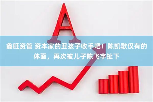 鑫旺资管 资本家的丑孩子收手吧！陈凯歌仅有的体面，再次被儿子陈飞宇扯下